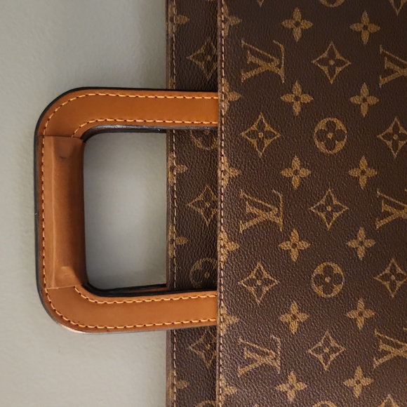 Louis Vuitton-Vintage Monogram Canvas Document Briefcase - excellent condition - Picture 2 of 7
